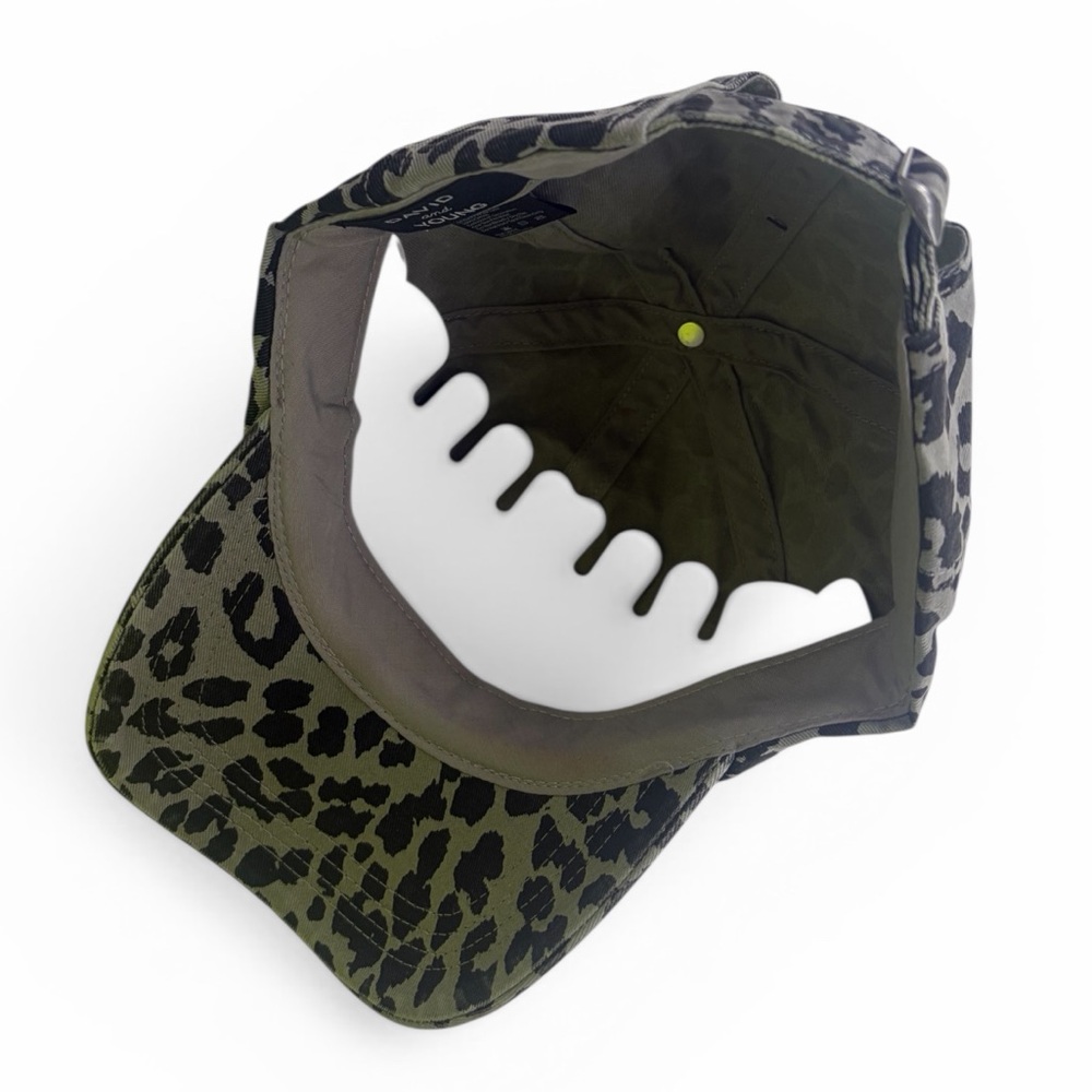 Leopard Print Baseball Cap, Grey, Black, Adjustable, NWT - Picture 6 of 9